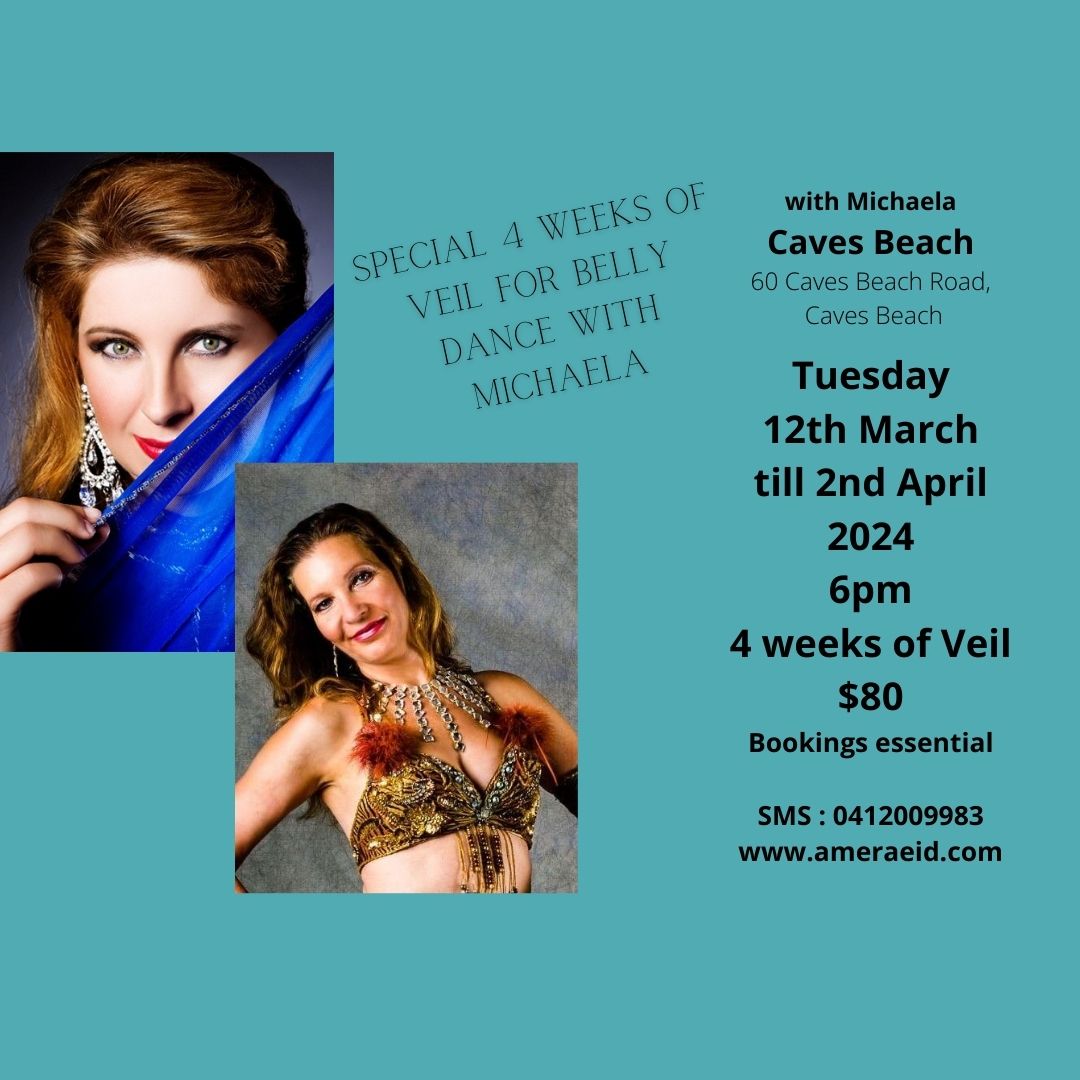 Belly dance with the Veil - 4 week workshops starting 12th March